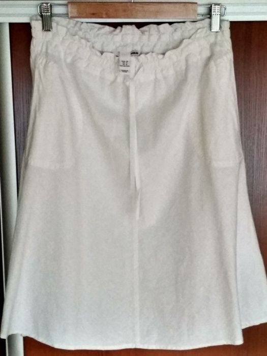 Biała spódnica H&M