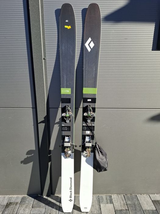 Narty skiturowe zestaw  Black Diamond Helio 116 186cm Radical i foka