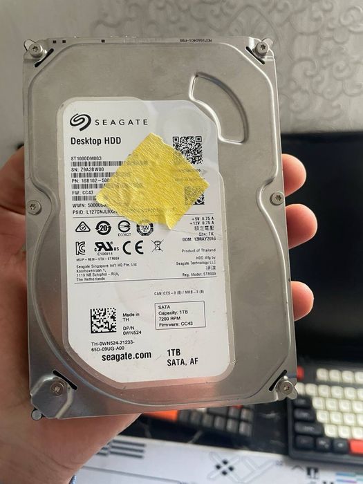 Жосткий диск/ hdd/ 1tb/ 500gb