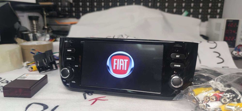 Fiat Punto EVO Grande Punto Rádio Android CarPlay sem Fios GPS