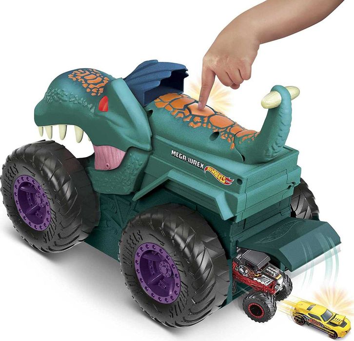 Великий Hot Wheels Monster Trucks Mega-Wrex Хижий Мега Рекс, Хотвілз