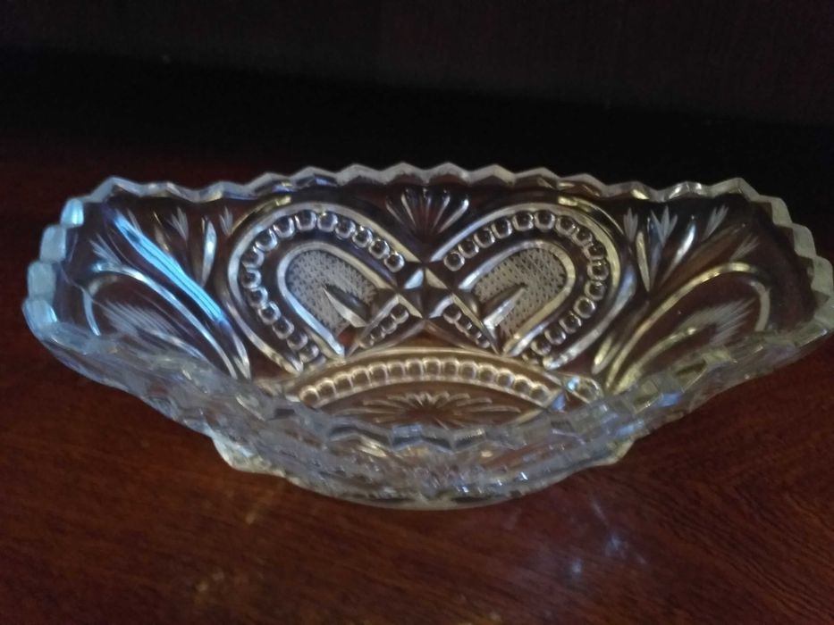 Хрусталь ссср лодочка лодка винтаж