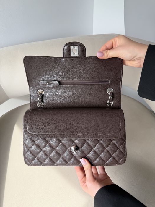 Сумка Chanel Classic 25 Chocolate шоколадна