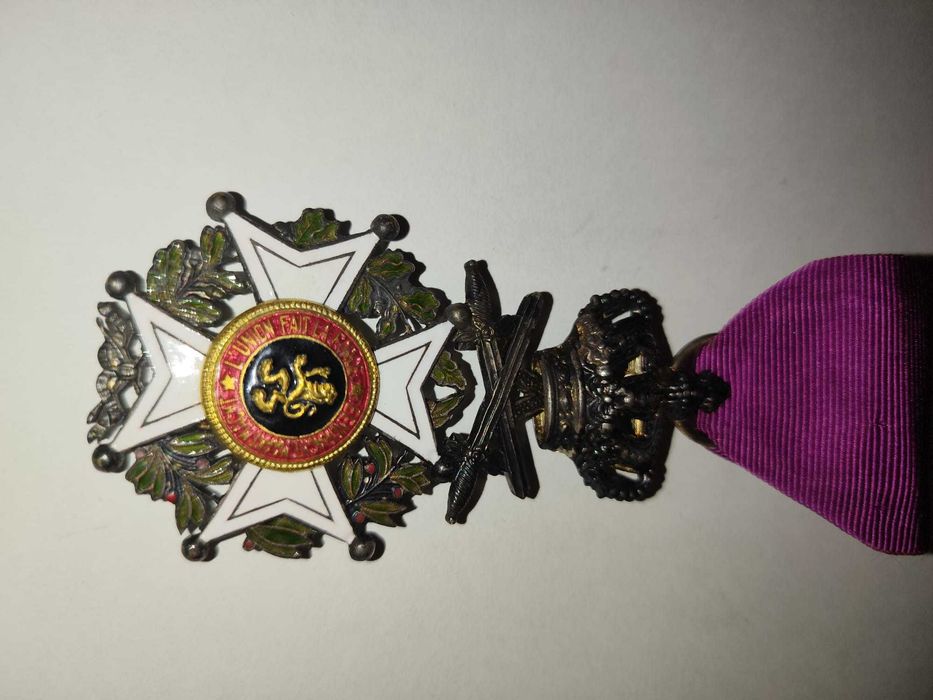 Medalha Cruz de Cavaleiro da Ordem de Leopoldo- Bélgica