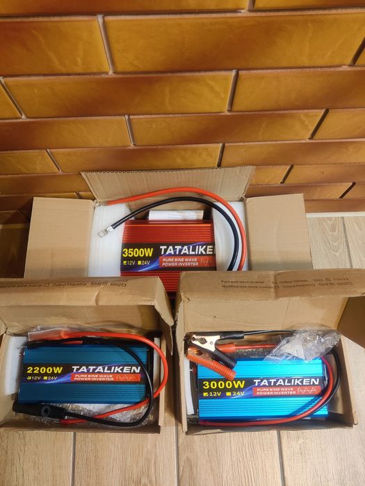 Інвертор Tataliken 3000W  чиста синусоїда 12в- 220в