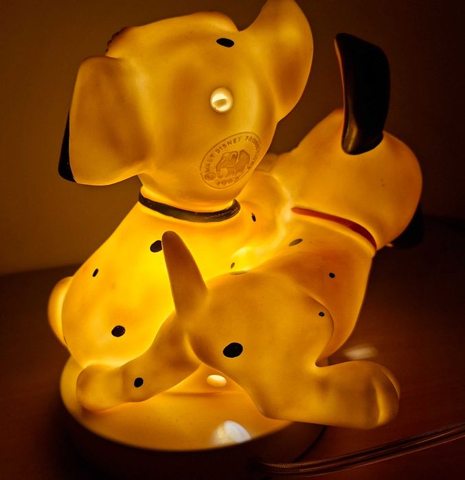 Candeeiro de Criança. Cãezinhos Disney