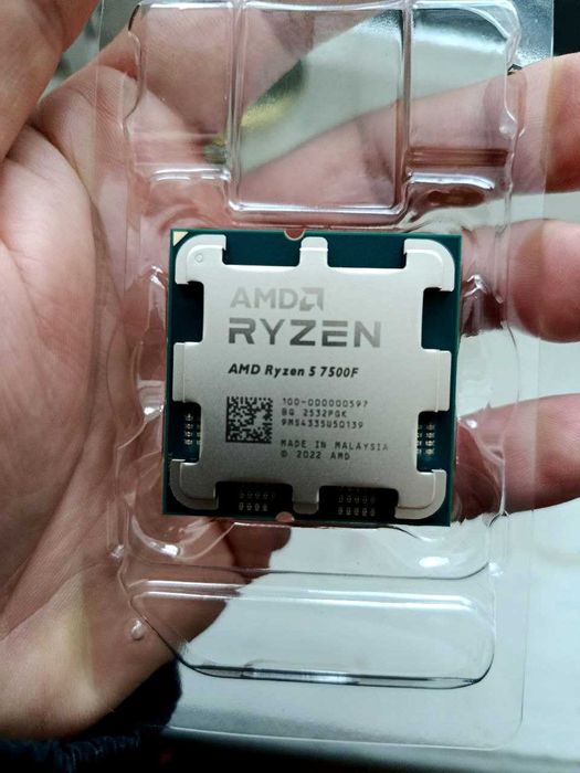 Процесор AMD Ryzen 5 7500F, сокет AM5, новий, кількість