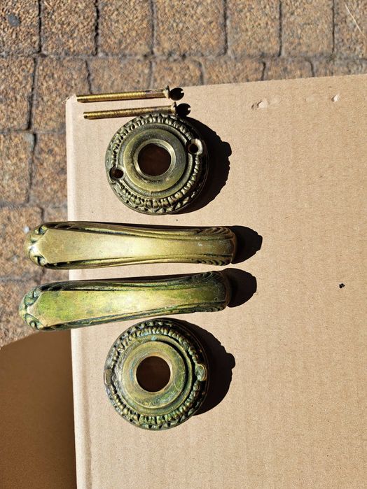 Klamka mosiężna wewnętrzna