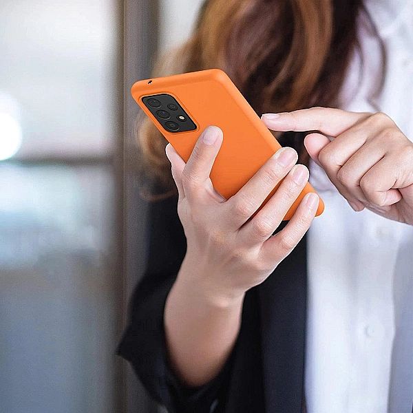 Silicone Case elastyczne silikonowe etui pokrowiec Samsung Galaxy A22/