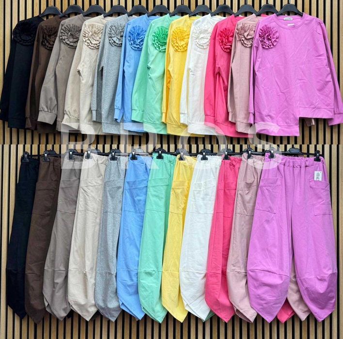 Dres/komplet z róza