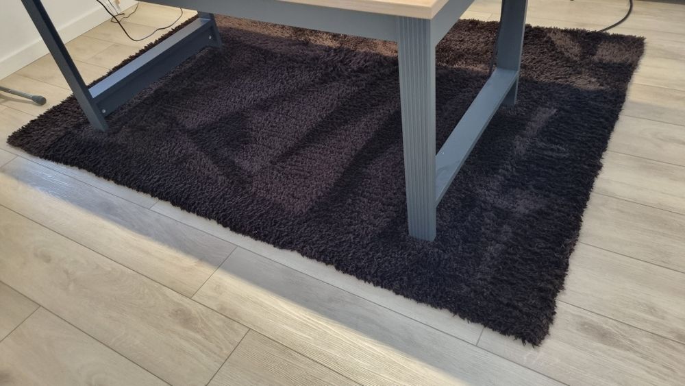 Dywan brązowy 160 x 230 cm shaggy