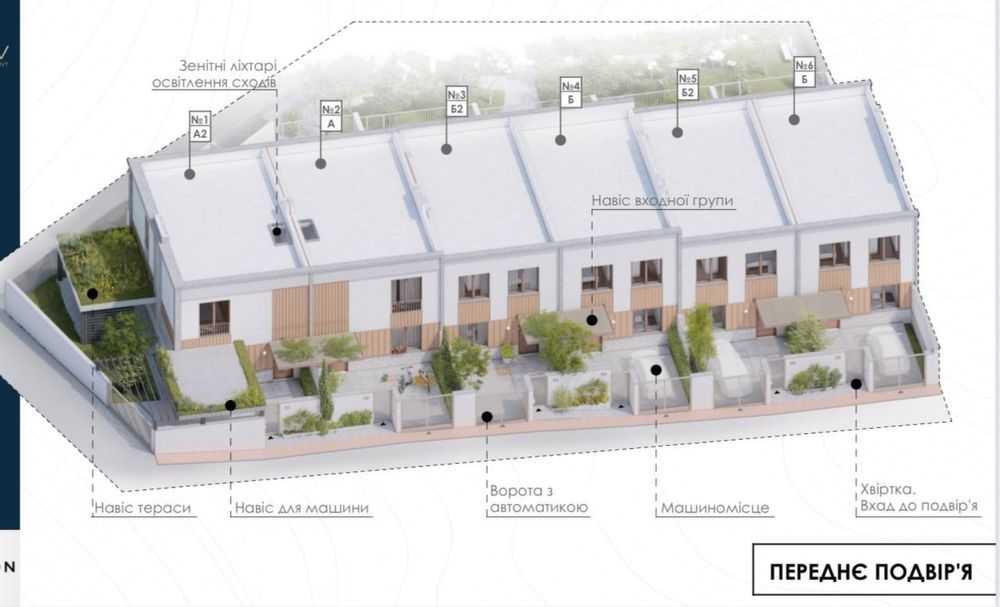 Продаж котеджів з приватним басейном у місті, біля лісу