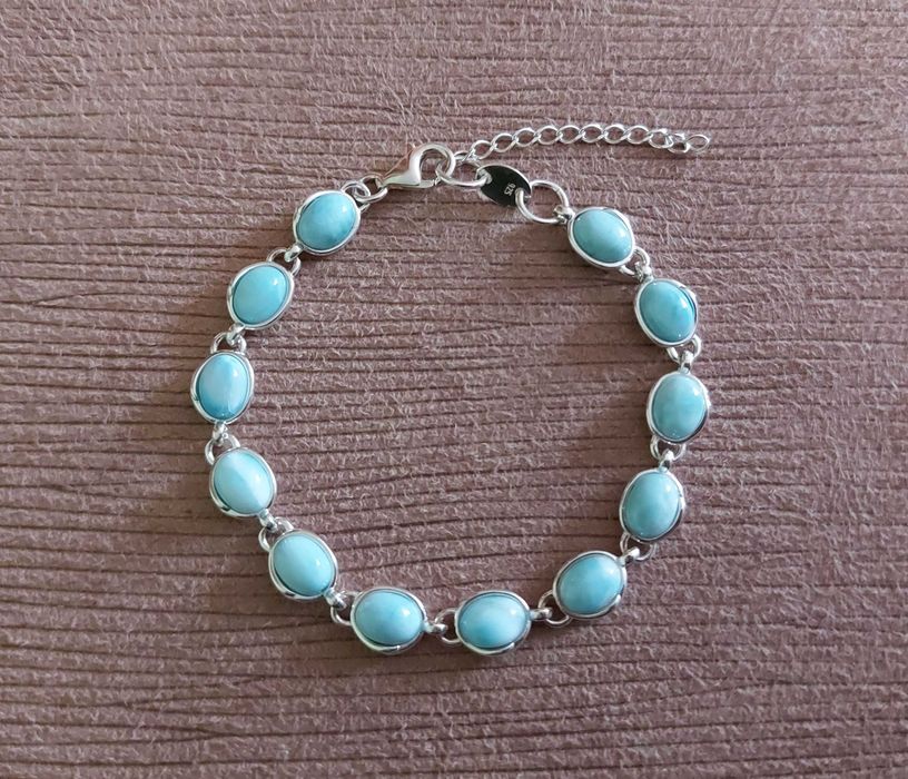 Bransoletka Bransoleta Larimar Srebro (Nowa)