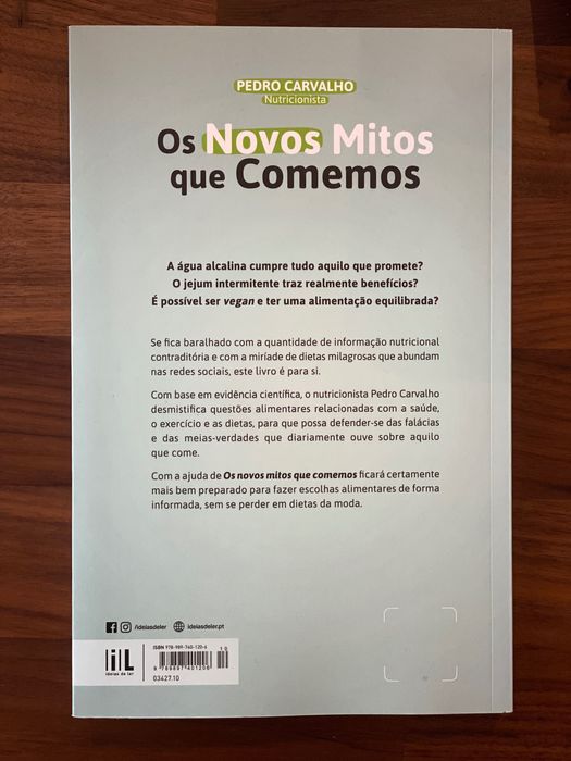 Livro Os Novos Mitos que Comemos