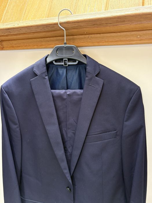 Fato Zara Men tamanho M azul marinho como novo