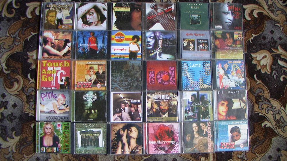 CD  No Doubt Roxette Eurytmix Nick Cave R.E.M. Rasmus The Hush Garbage