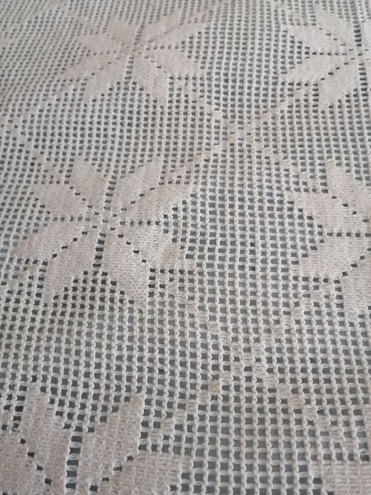 Colcha de renda, branca