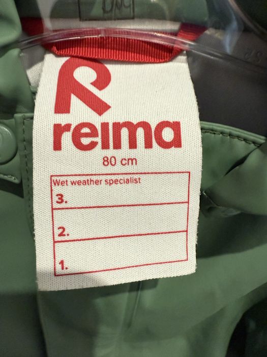 Дощовик куртка+штани на підтяжках Reima 80 см