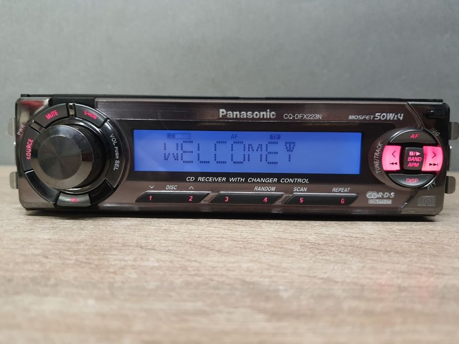 Radio samochodwe Panasonic CQ-DFX223N CD RCA Volkswagen VW Passat Golf