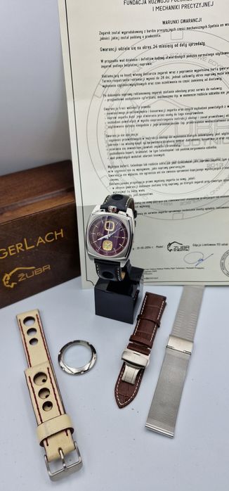 G. Gerlach Żubr w budyniu - mechaniczny chronograf - Bull Head