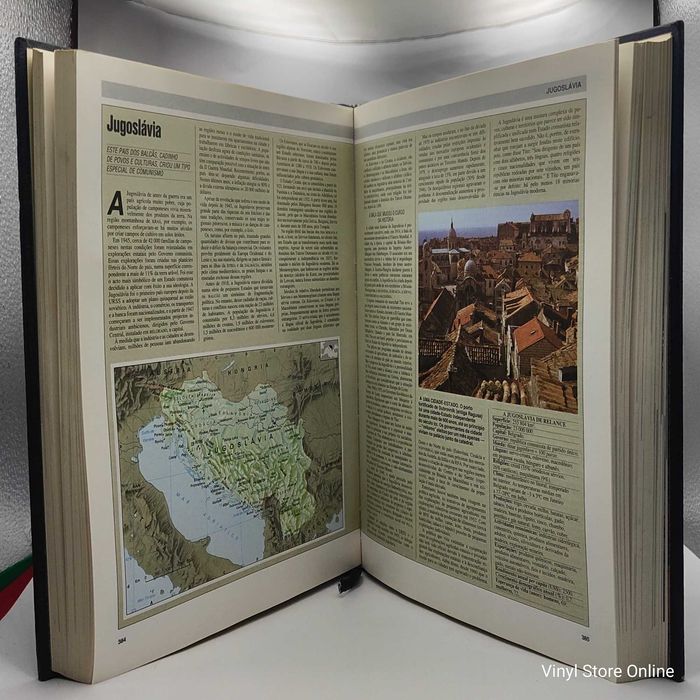 Livro -Enciclopédia Geográfica - Ref: Mont