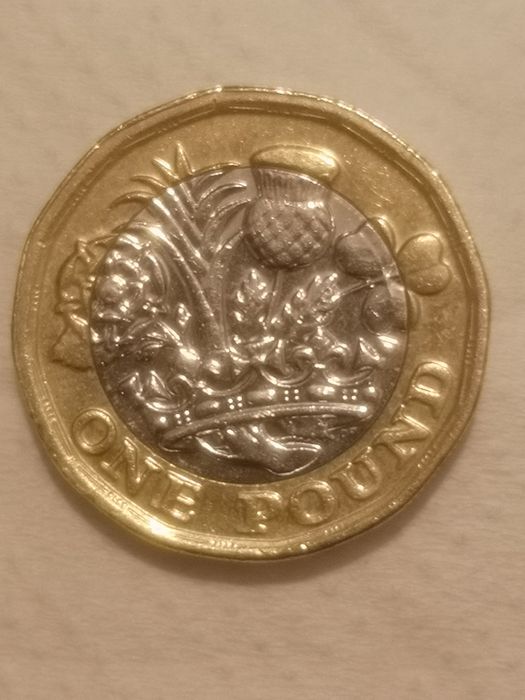 One pound 2016 bom estado