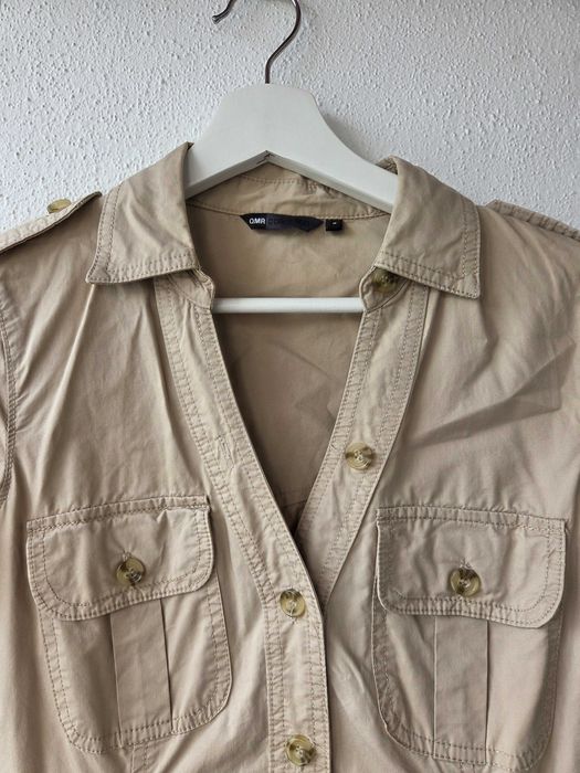 Vestido com botões da Quebramar, tamanho S