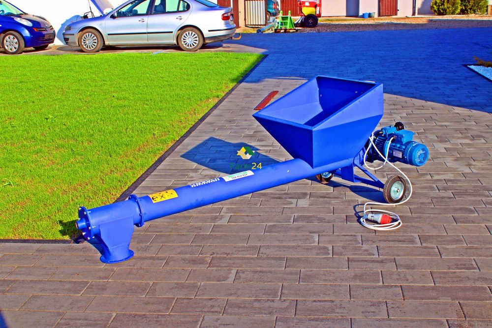Podajnik do trocin pelletu Z REGULACJĄ Żmijka FI 140 2m WARIATOR