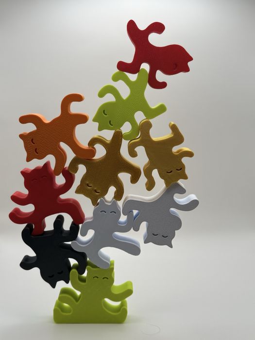 Гра на баланс балансир котики зайчики динозаврики