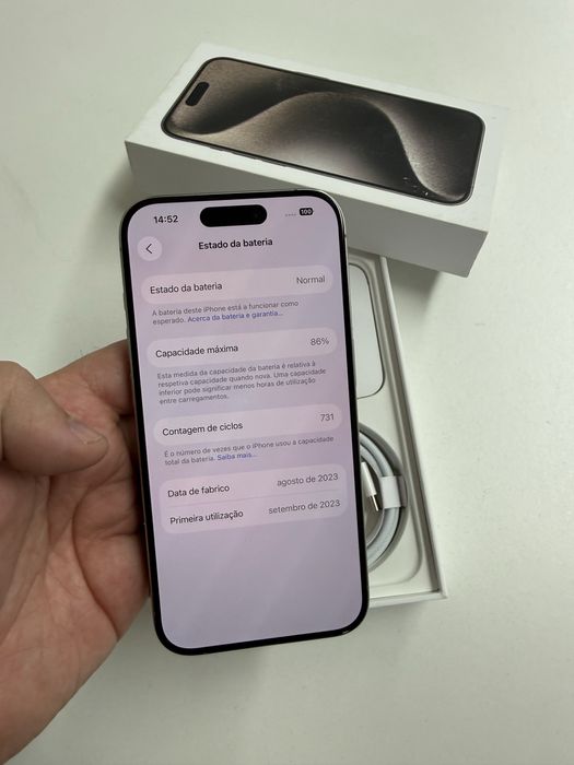 iPhone 15 Pro Titanium natural 128Gb