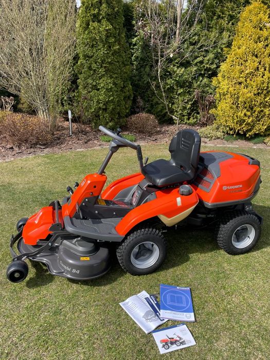 Husqvarna R214TC AWD traktorek kosiarka bardzo mało używana napęd 4x4 na wszystkie koła