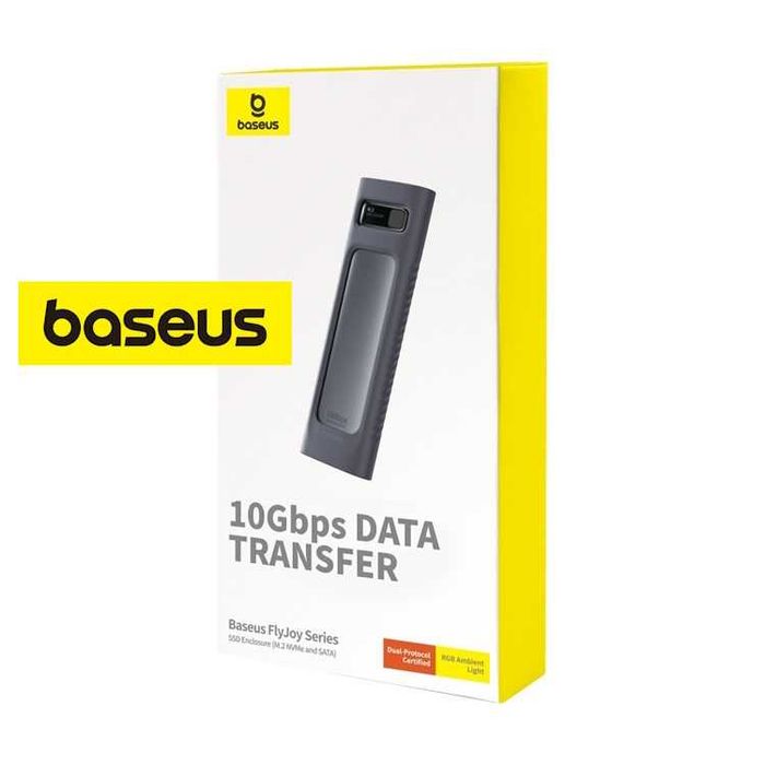 Внешний карман Baseus M2 SSD Case NVME SATA Dual Protocol USB 3.2 Gen2