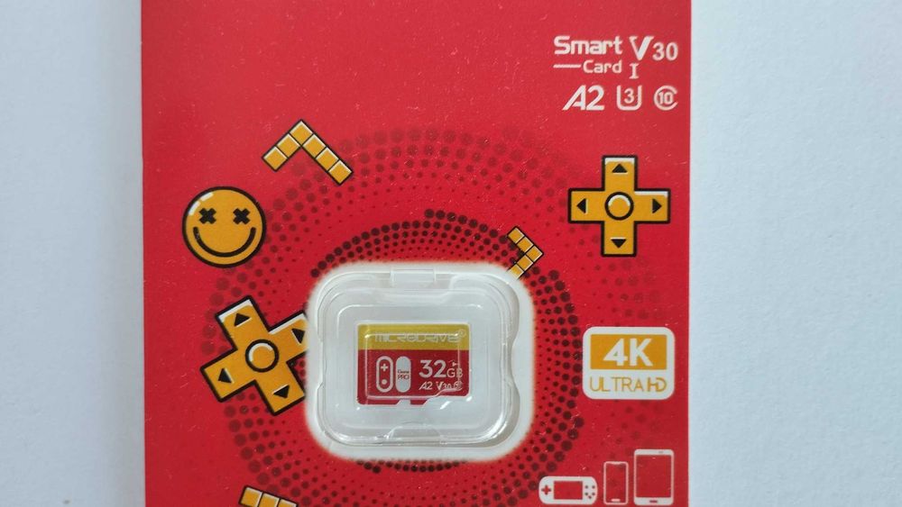 NOVO - Cartão de Memória MicroDrive  32GB para Nintendo Switch