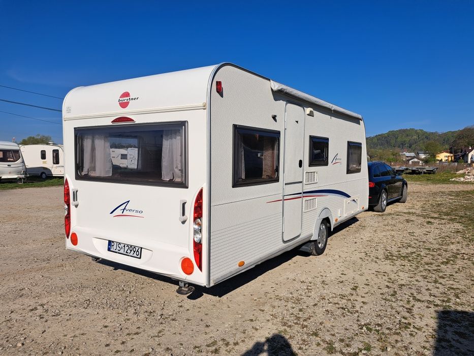 Przyczepa kempingowa Burstner Averso 500, zarejstrowana,mover, markiza