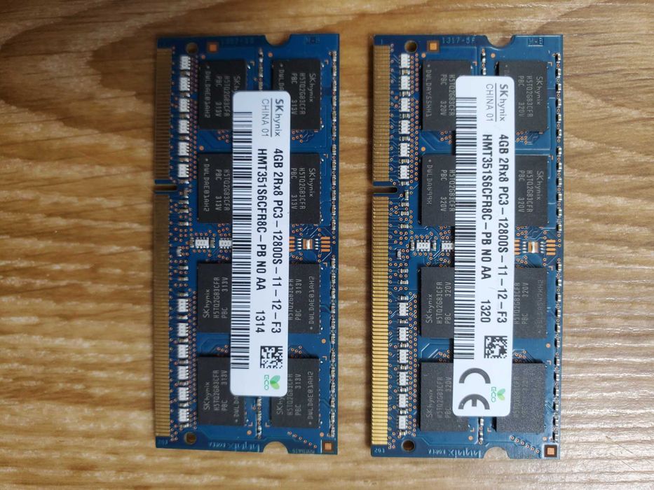 Оперативная память для ноутбуков SK Hynix 8Gb (2x4Gb) DDR3 1600MHz