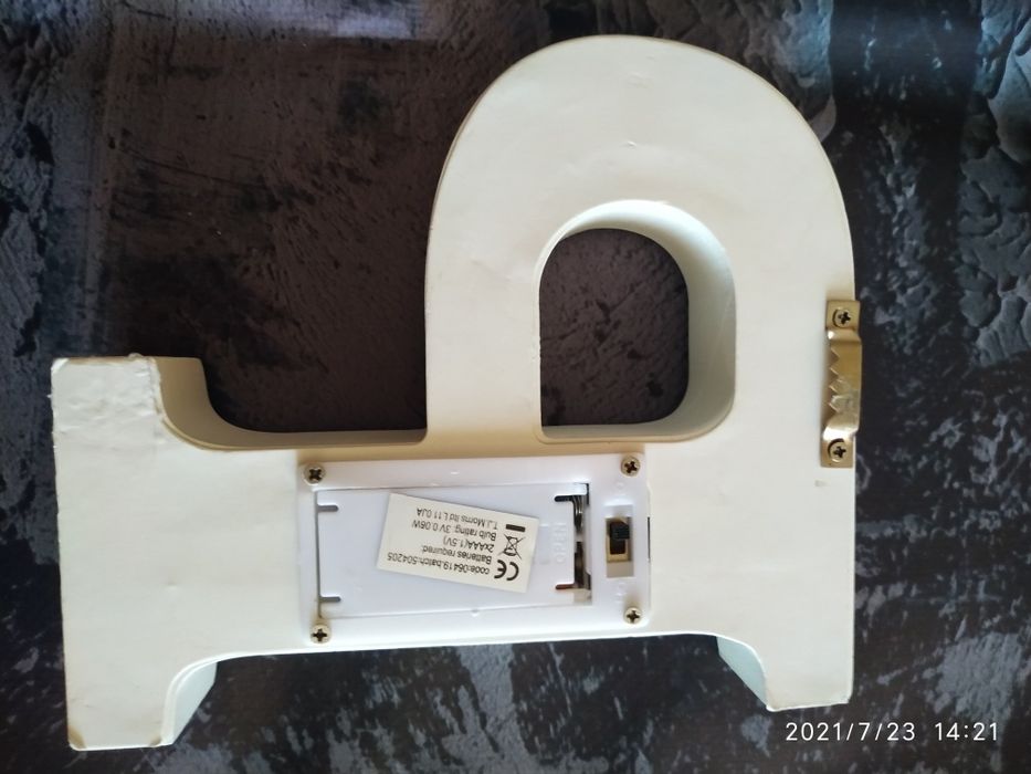 Декоративные светящиеся буквы