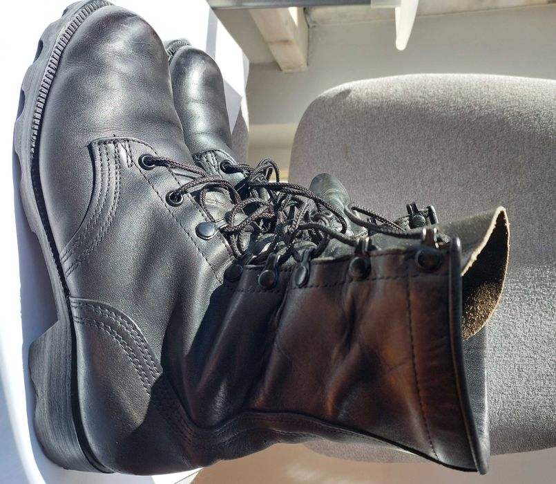 Botas militares originais Exército dos EUA – pele | Tam. 8R (41/42)