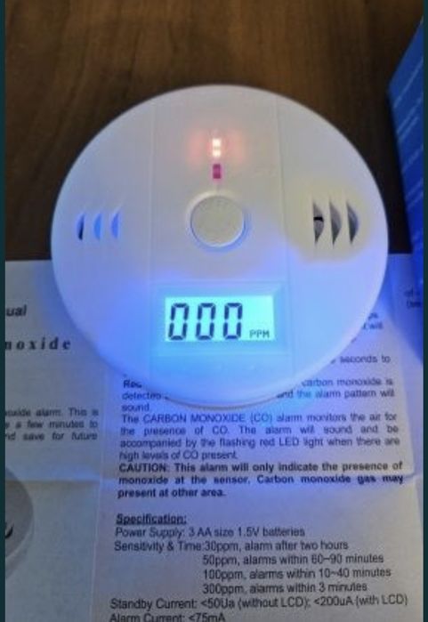 Czujnik Tlenku Węgla Czadu