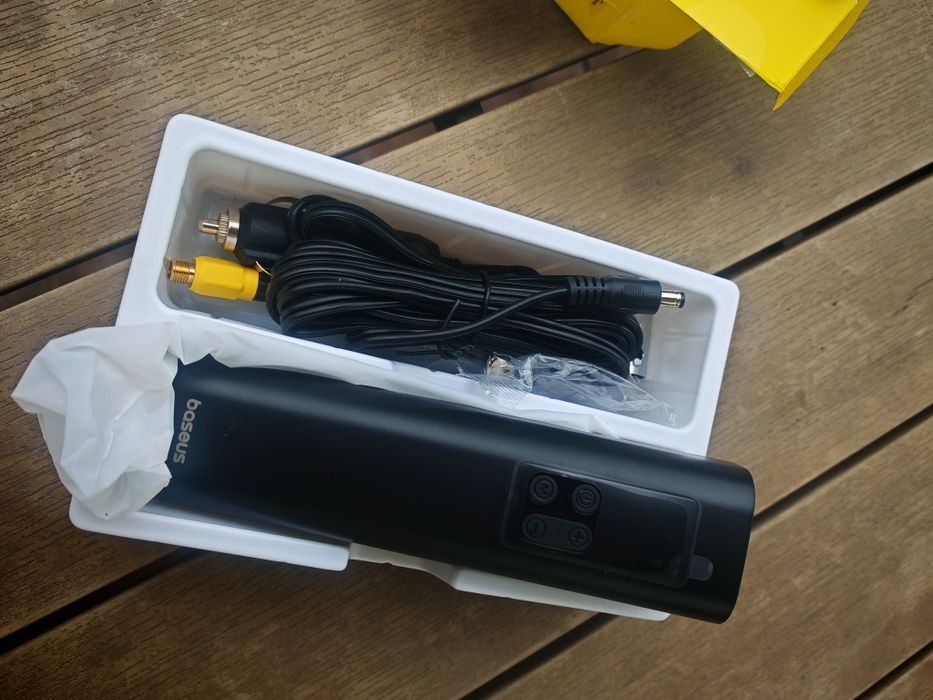 Насос Автомобілньй компресор Baseus Super Mini Inflator Pump black