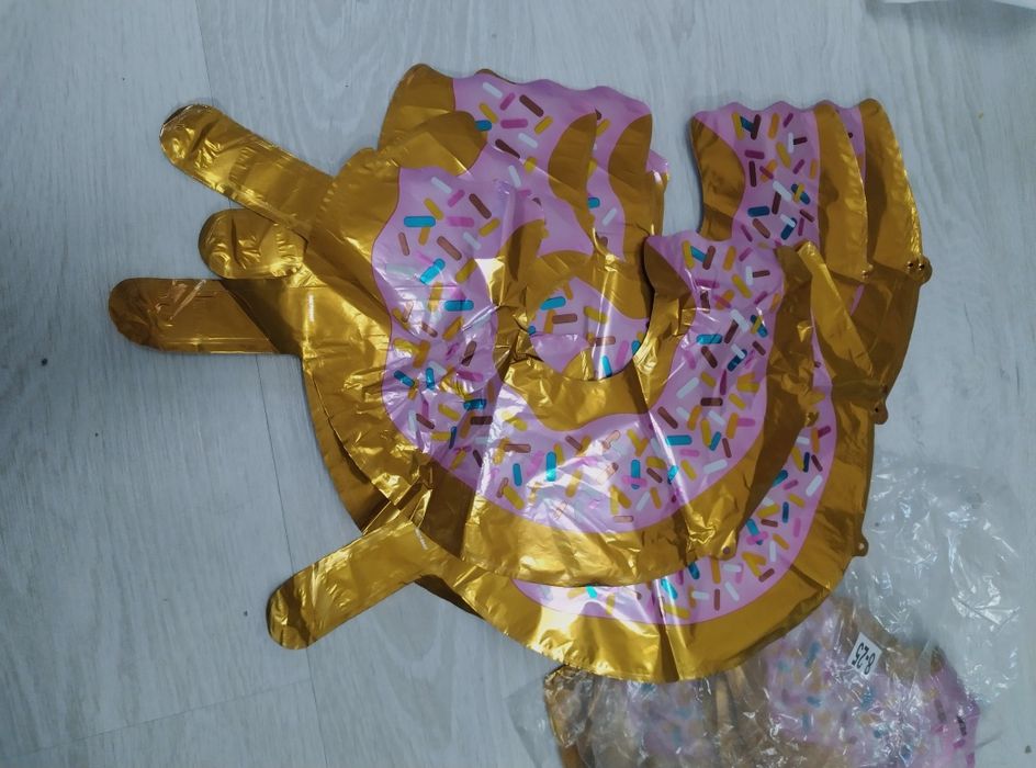 Фольгований шар Пончик 44х26 см - 5шт/упак