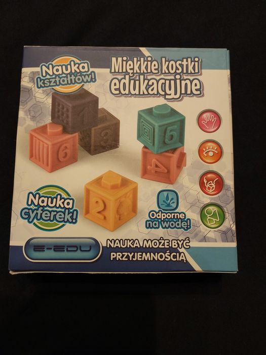 Miękkie kostki edukacyjne