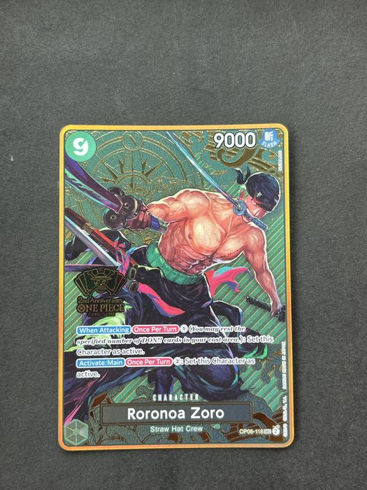 Cartas de one piece 2 aniversario