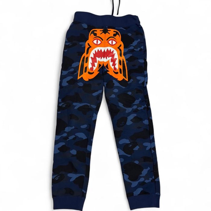 Bape Tiger pants blue drip S