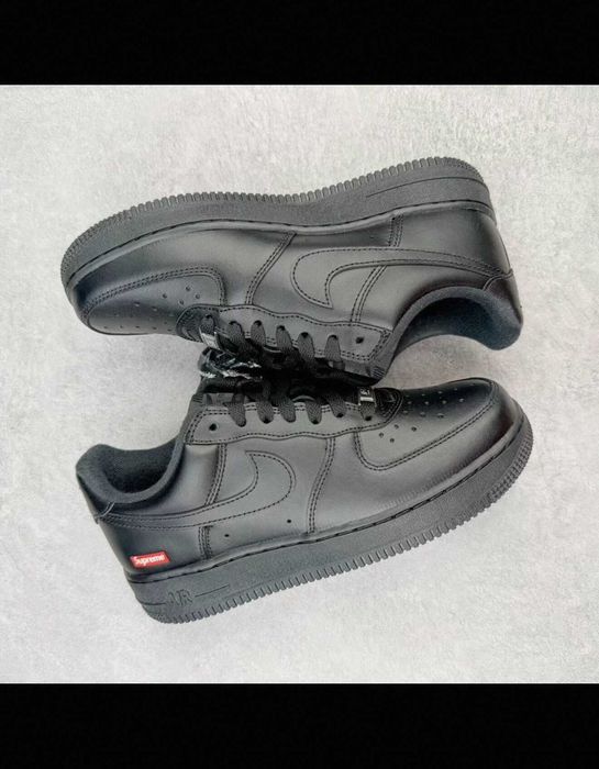 Buty Nike Air Force 1 Low Supreme Czarny R.44