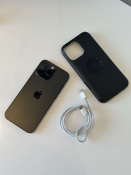 Iphone 16 Pro Max Preto 256GB - 100% estado da bateria + capa Quadlock original