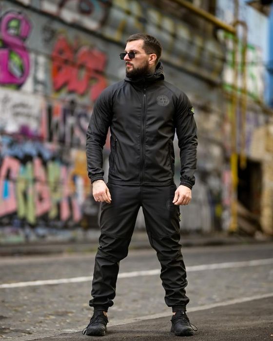 зимовий чоловічий костюм softshell | куртка + штани