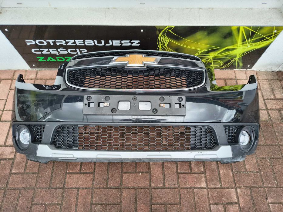 Zderzak Przód CHEVROLET ORLANDO | Czarny | Kompletny z Grillami | Oryginał