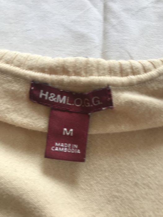 H&M golf kremowy M
