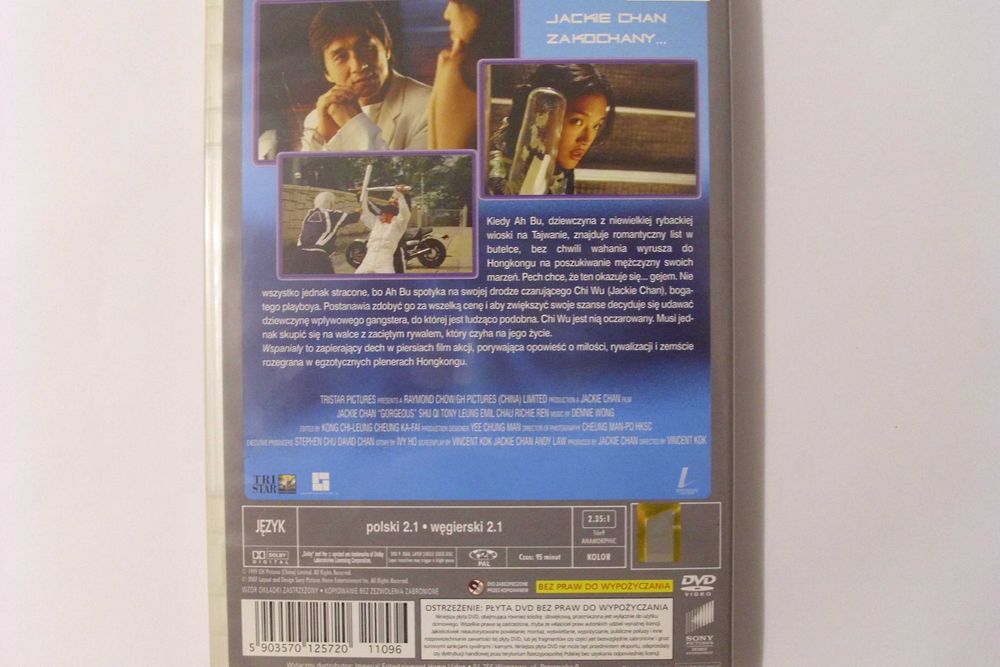 Jackie Chan - "Wspaniały" płyta dvd - super stan
