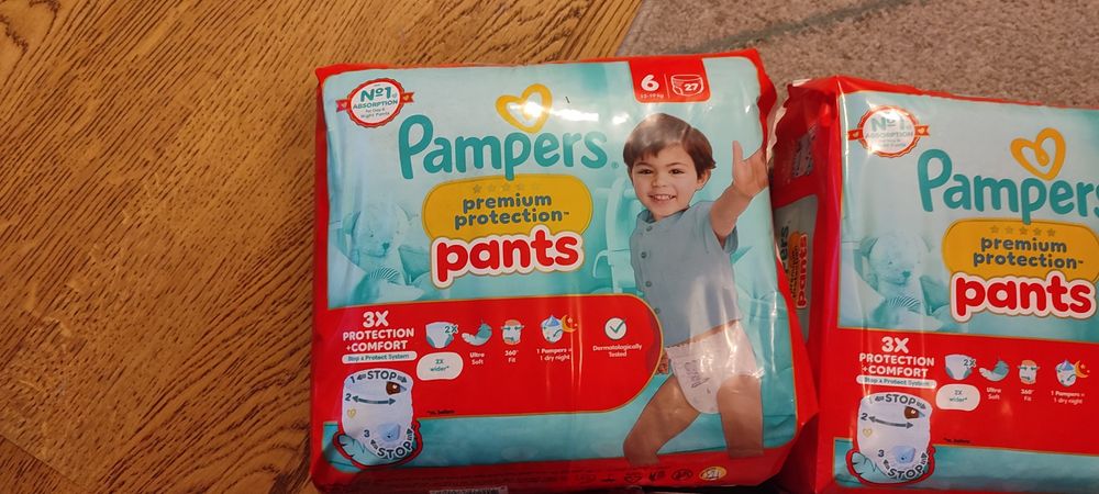 Pieluchy Pampers premium Pants 6